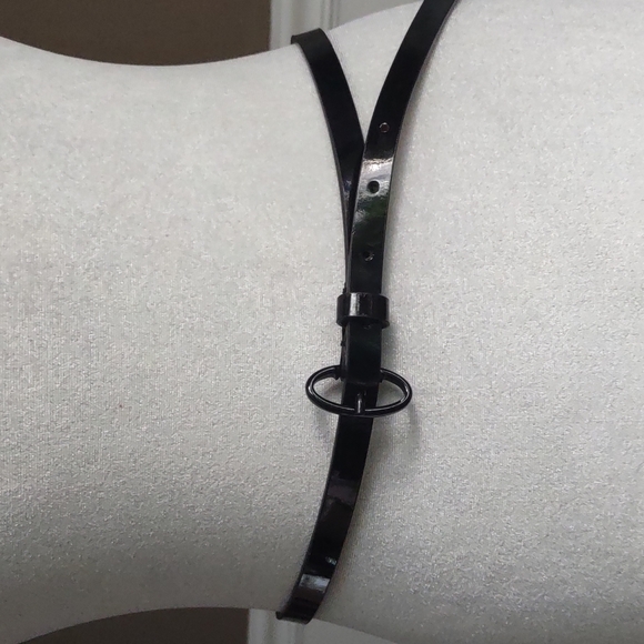Worth Accessories - Worth New York black patent leather belt